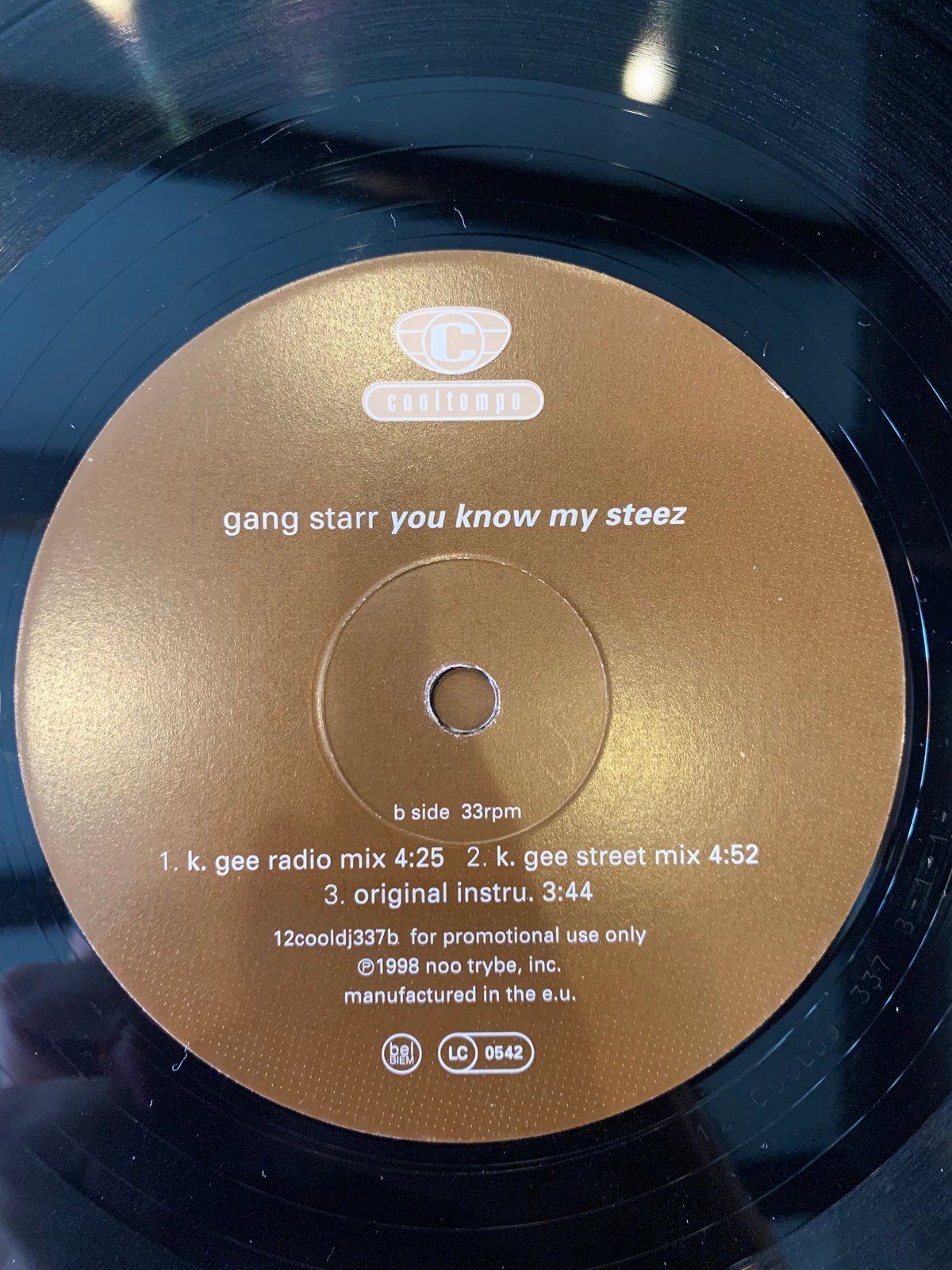 12inch】GANG STARR / YOU KNOW MY STEEZ | RECOR