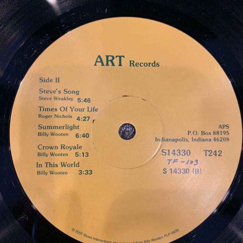 レコード Billy Wooten Lost Tapes レアグルーヴ ジャズ BILLY WOOTEN / LOST TAPES – TICRO MARKET