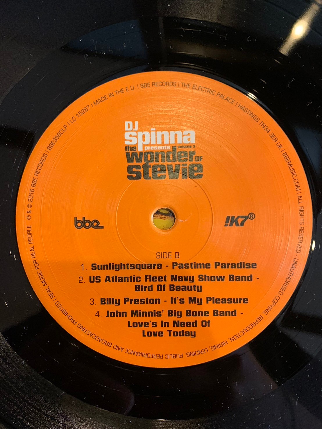 LP】DJ Spinna / The Wonder Of Stevie (Volume 3)