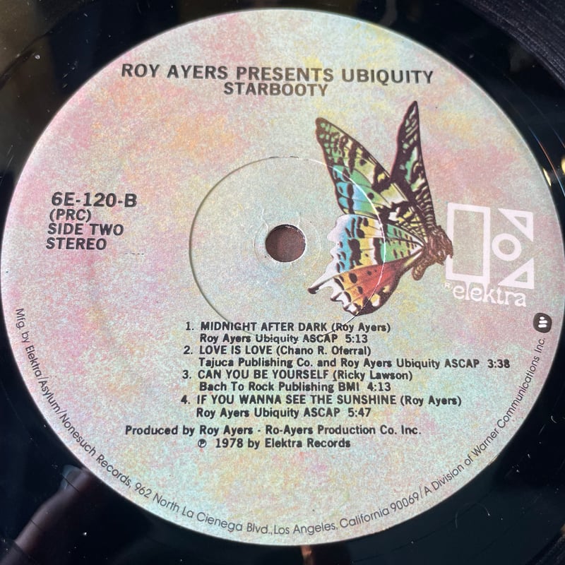 LP] ROY AYERS UBIQUITY / STARBOOTY | RECORD HO