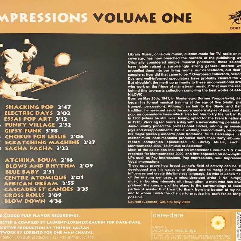 Janko Nilovic / Impressions Vol. 1 | RECORD HOU
