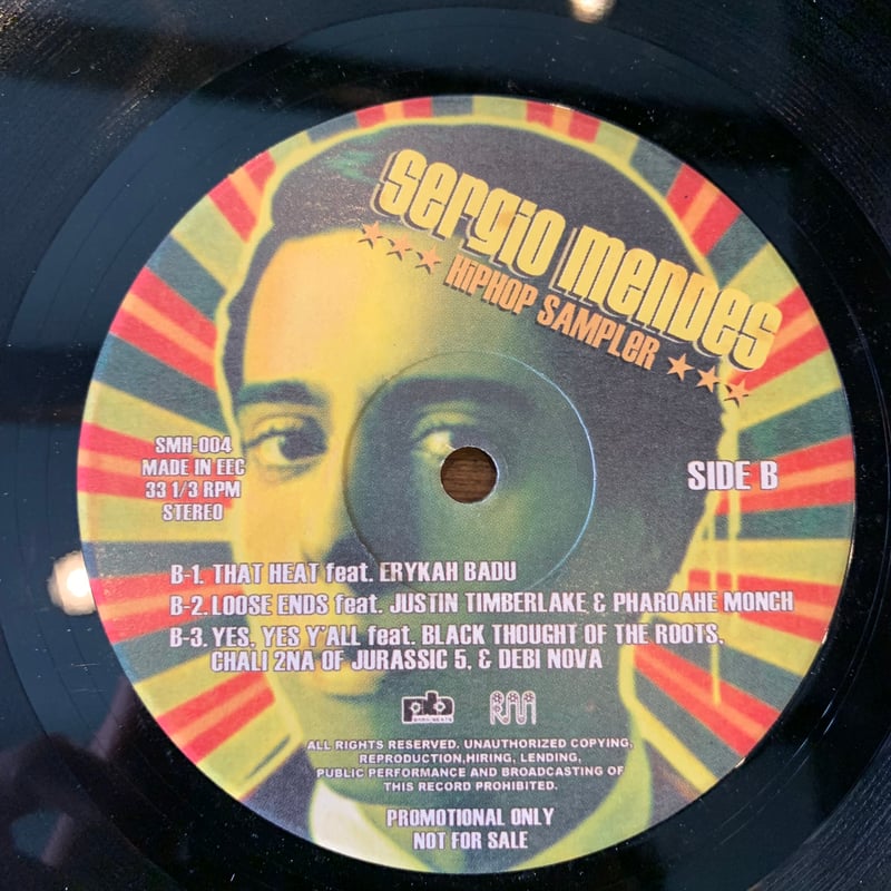 洋楽 Sergio Mendes Hip Hop Sampler 12inch】SERGIO MENDES / HIPHOP SAMPLER | RECORD
