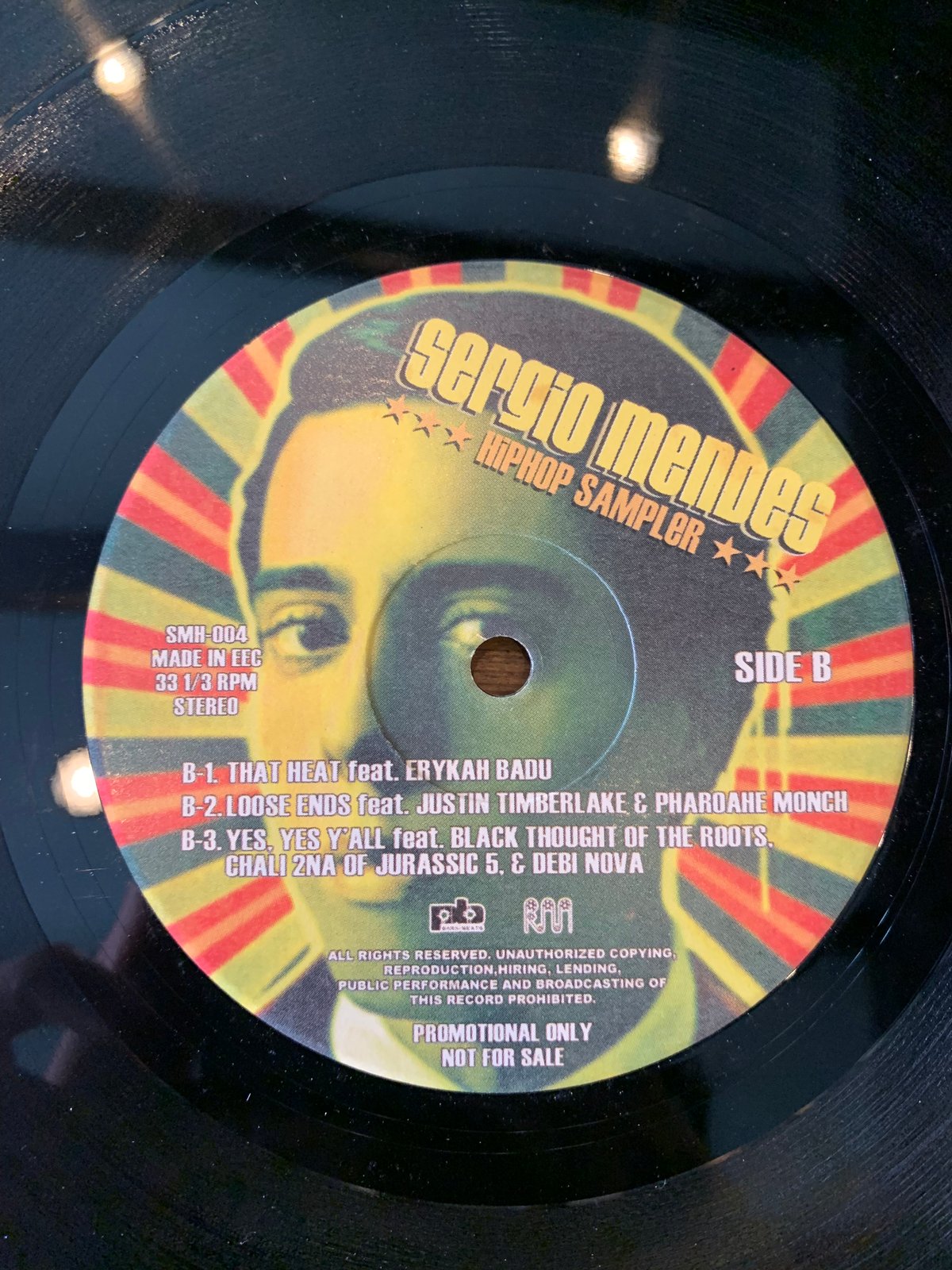 12inch】SERGIO MENDES / HIPHOP SAMPLER | RECORD