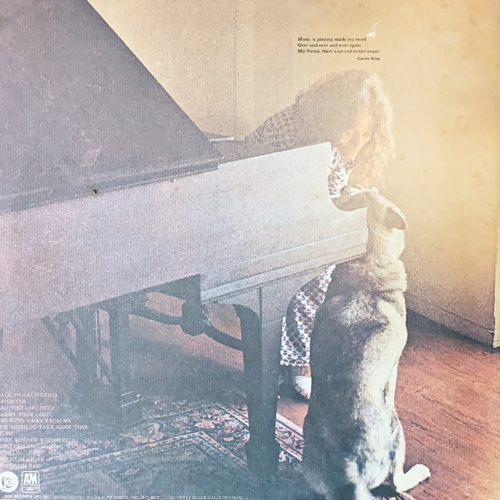 Carole King / Music | RECORD HOUSE WOODSTOCK