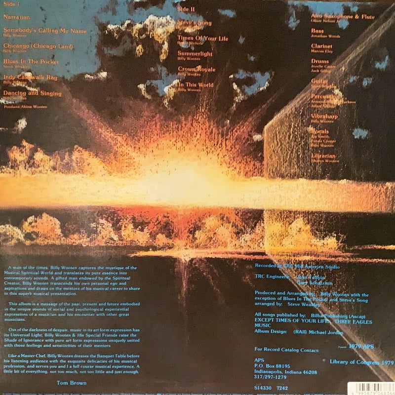 Billy Wooten And Special Friends / In This Worl