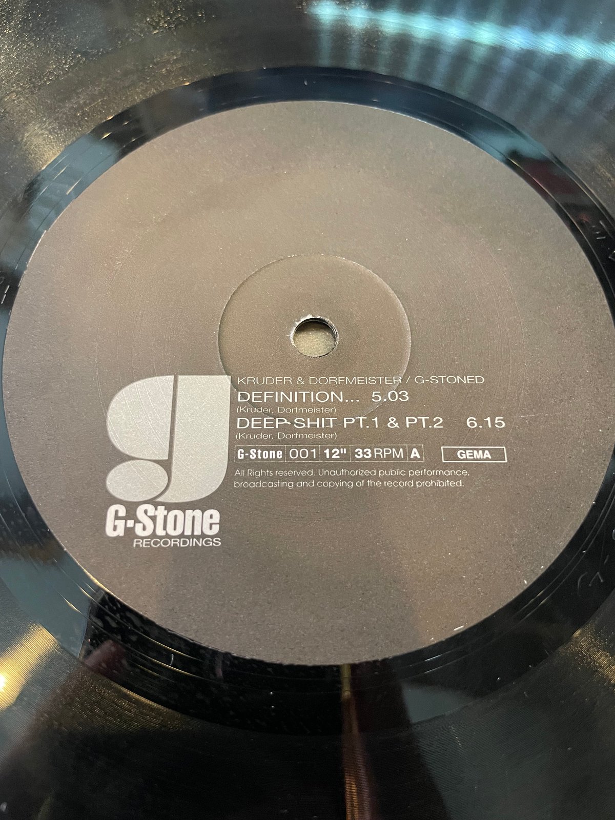 LP] KRUDER & DORFMEISTER / G-STONED | RECORD H