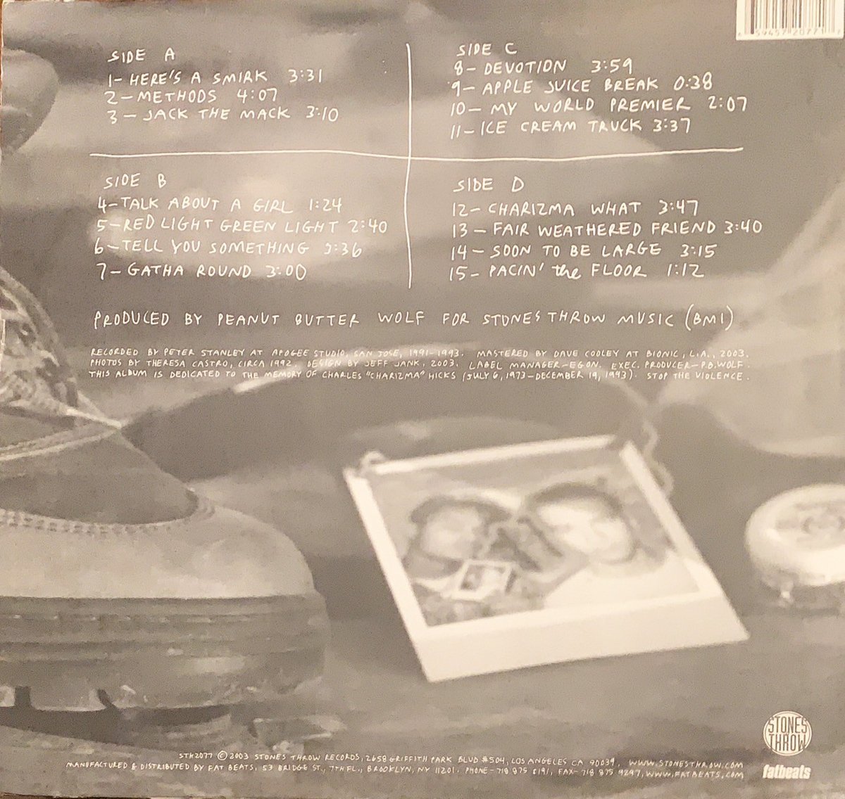 LP】Charizma & Peanut Butter Wolf / Big Shots |