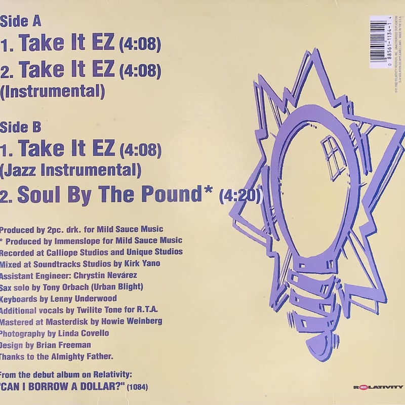 COMMON SENSE / TAKE IT EZ | RECORD HOUSE WOODSTOCK