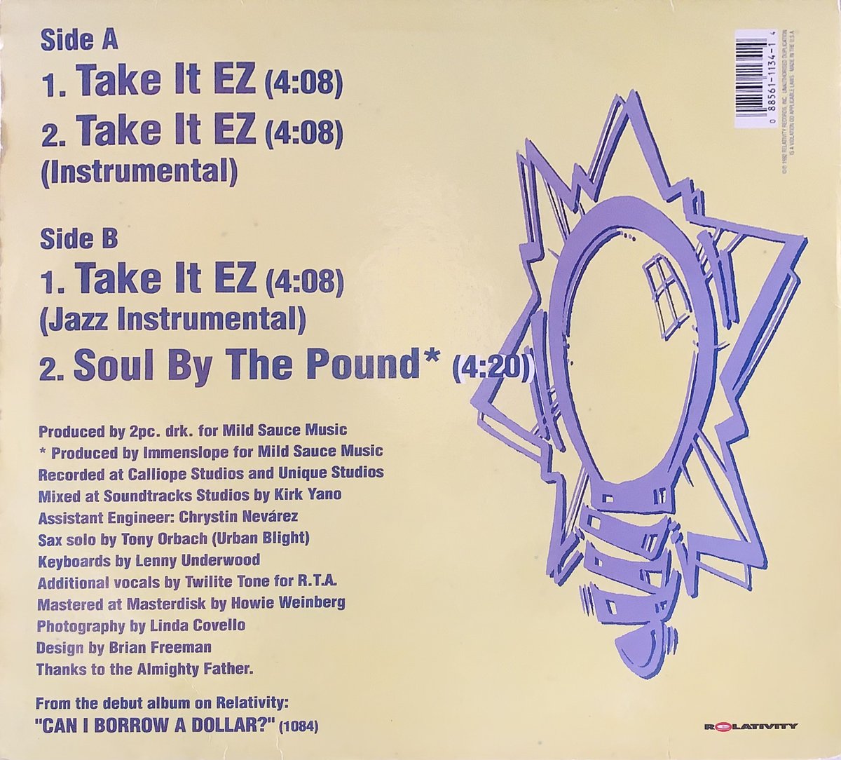 Common Sense - Take it EZ レコードオリジナル fit=scale-down,w=1200