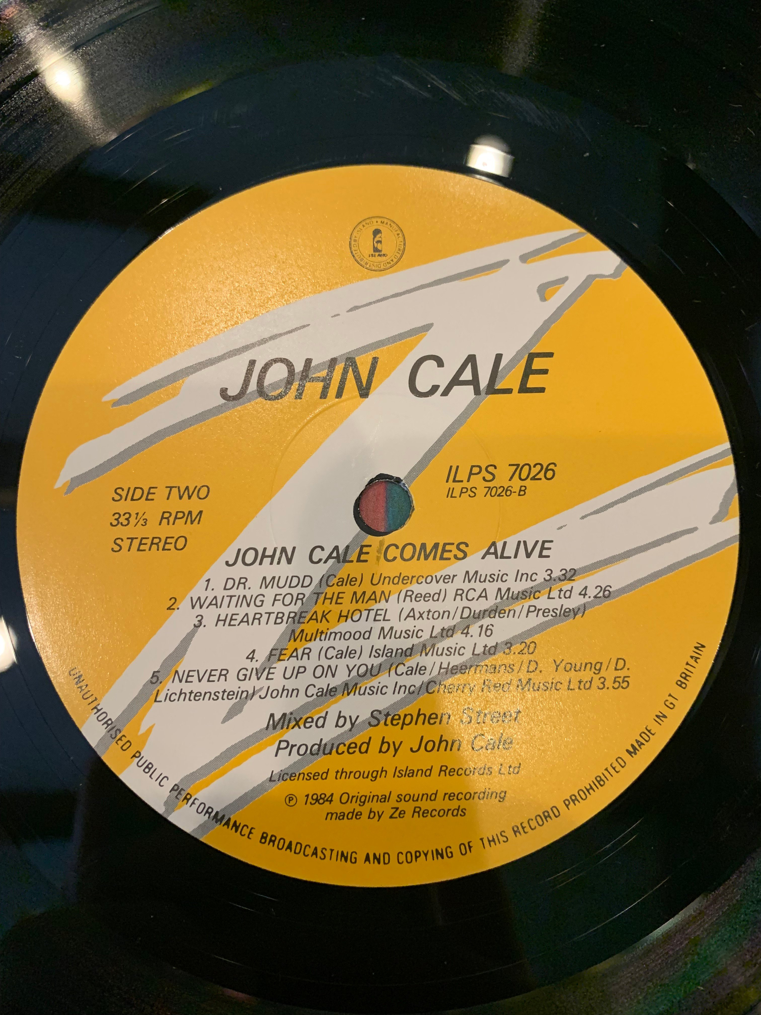 LP】John Cale / John Cale Comes Alive | RECORD