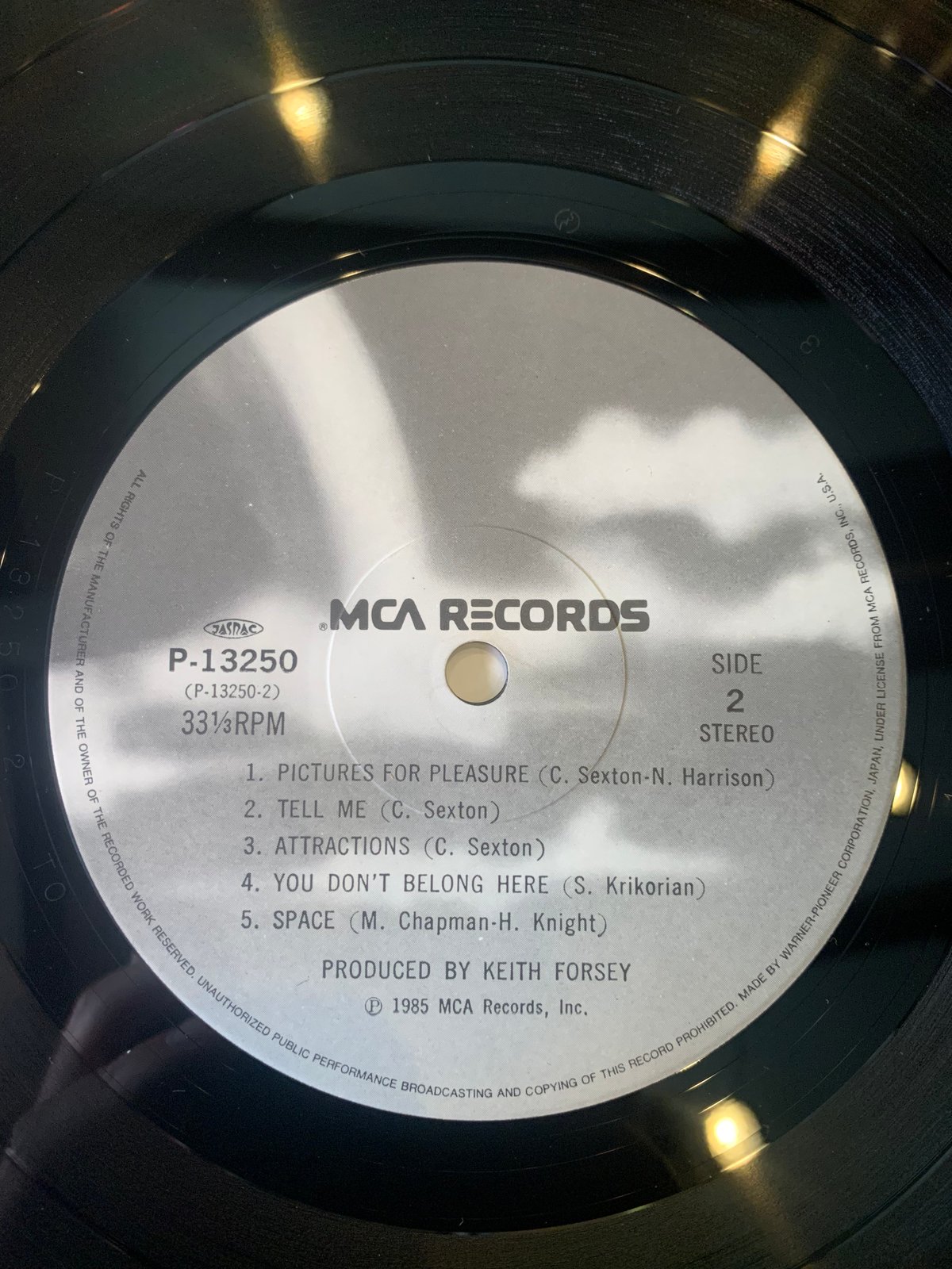 LP】Charlie Sexton / Pictures For Pleasure | RE