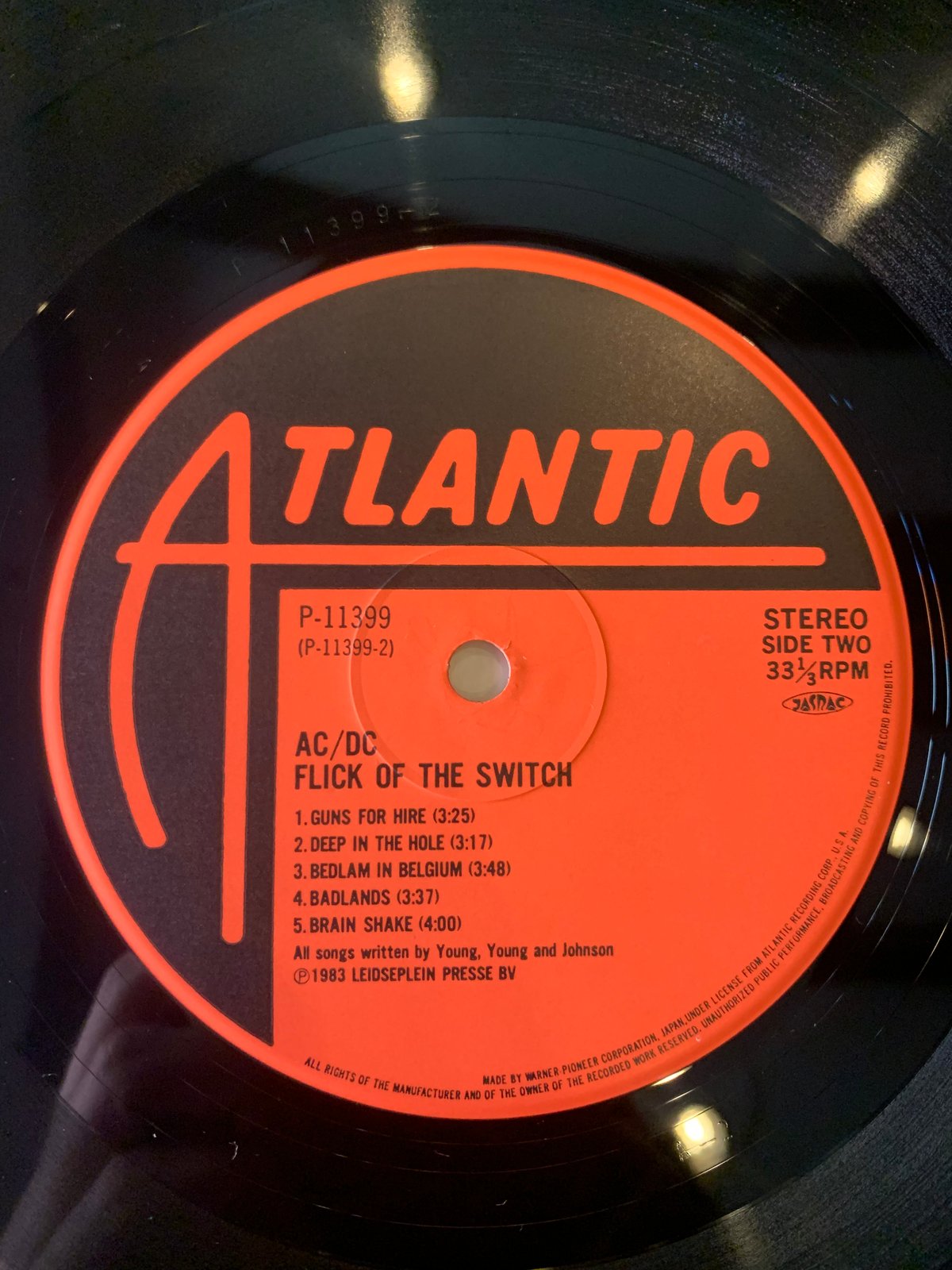 LP】AC/DC / Flick Of The Switch | RECORD HOUSE