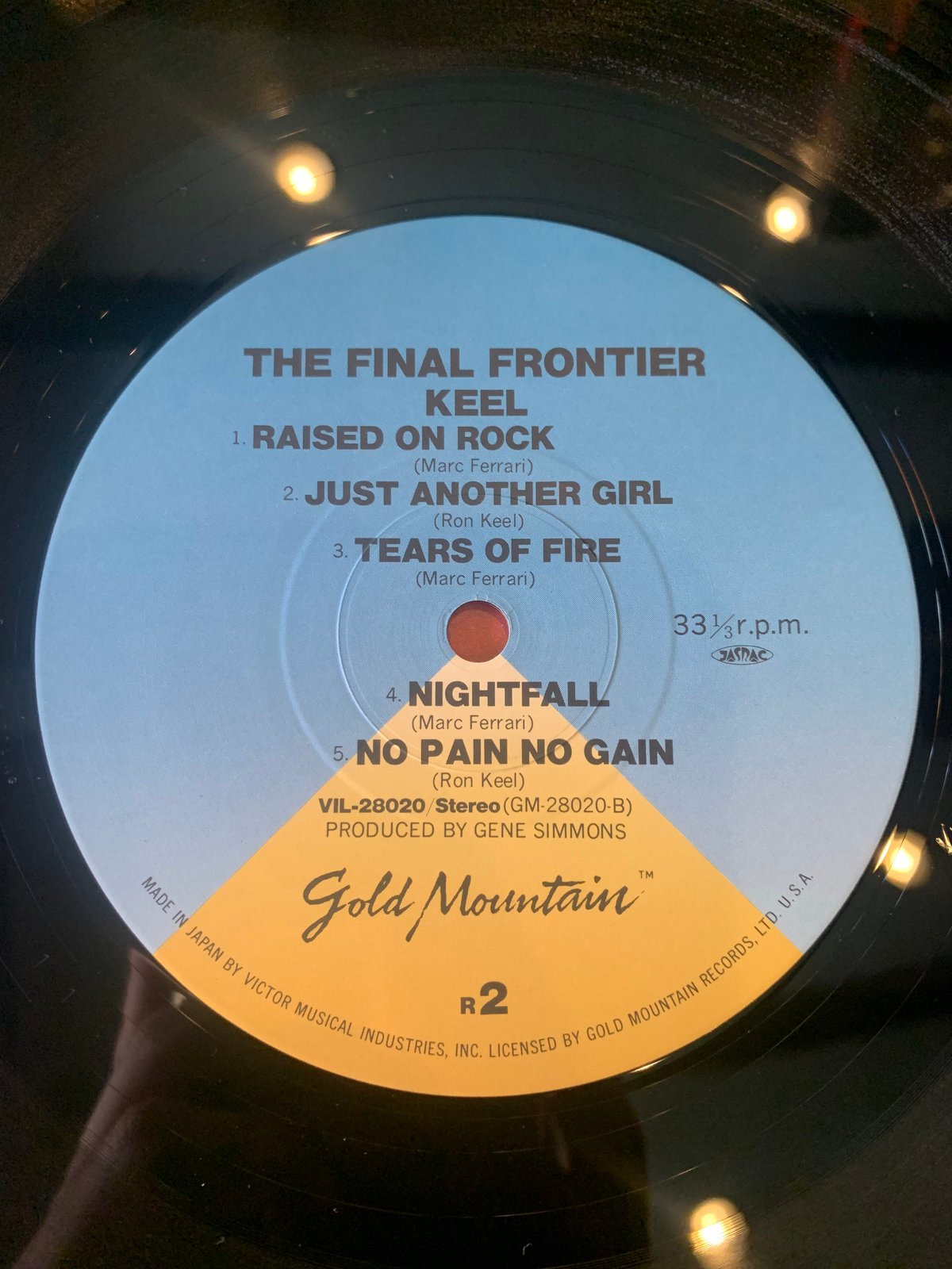 KEEL THE FINAL FRONTIER バンドスコア LP】KEEL / The Final Frontier | RECORD HOUSE WO
