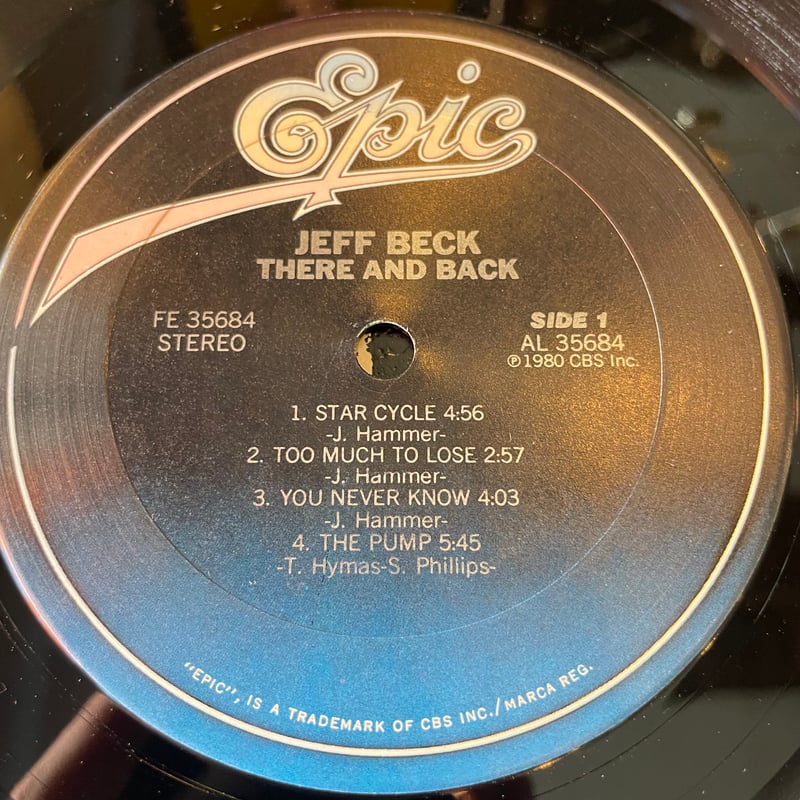 LP] JEFF BECK / THERE BACK | RECORD HOUSE WOOD