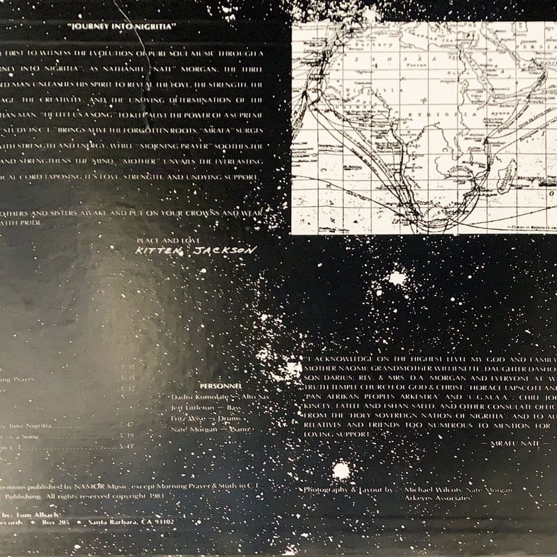 Nate Morgan Journey Into Nigritia オリジナル Nate Morgan - Journey Into Nigritia | NEWTONE RECORDS