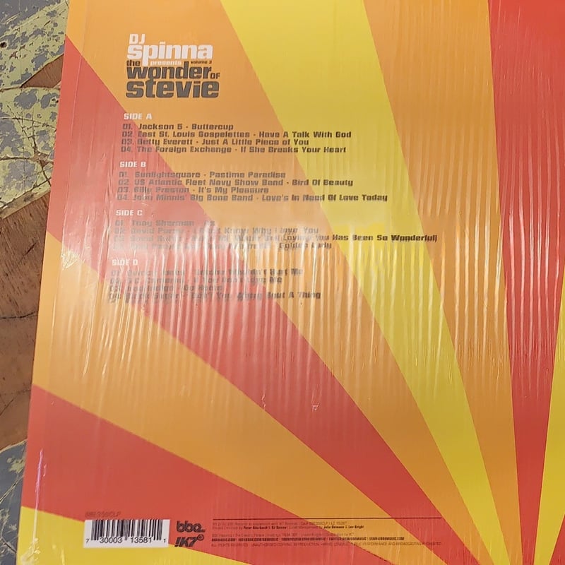 LP】DJ Spinna / The Wonder Of Stevie (Volume 3)