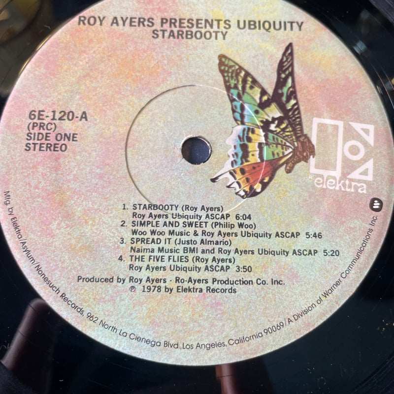 LP] ROY AYERS UBIQUITY / STARBOOTY | RECORD HO