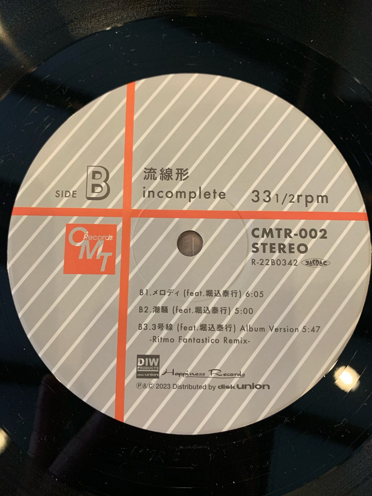流線形 / Incomplete | RECORD HOUSE WOODSTOCK