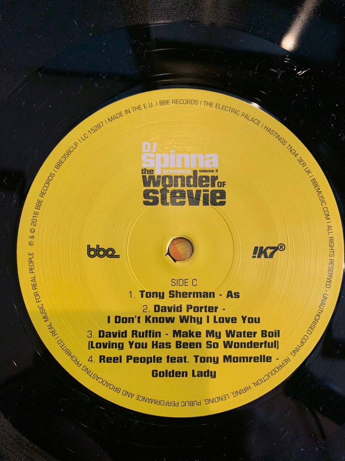 LP】DJ Spinna / The Wonder Of Stevie (Volume 3)