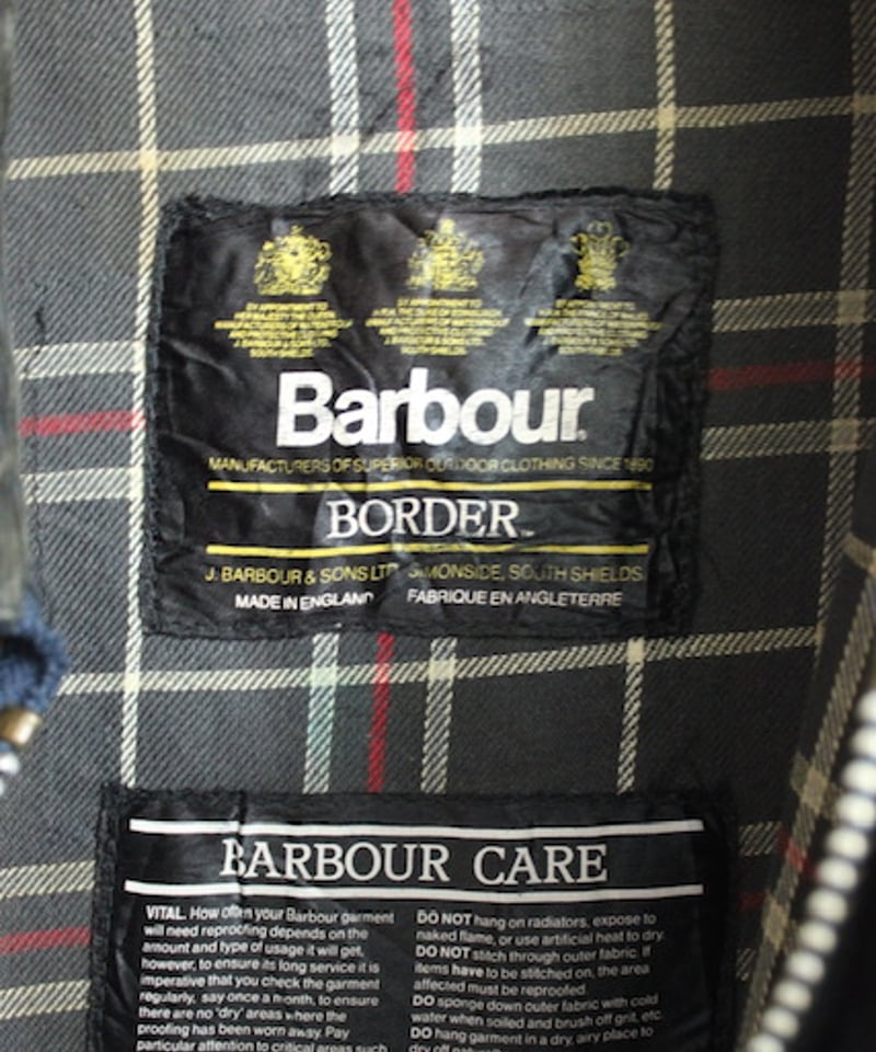 REPROOF BARBOUR BORDER-OLIVE C38リプルーフバブアーボーダーオリ