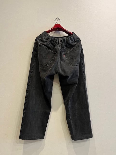 USED】Levis550 リメイクブラックデニム | EXCLUSIVE