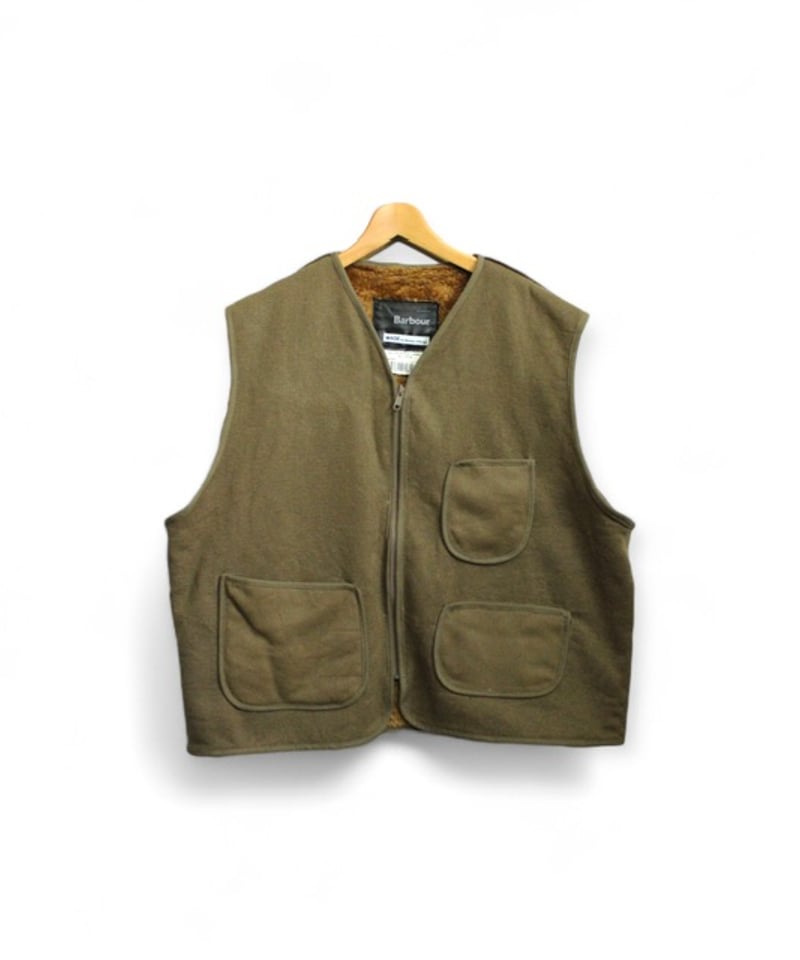 Sunny side up】REMAKE Barbour BOA LINNER VEST |...