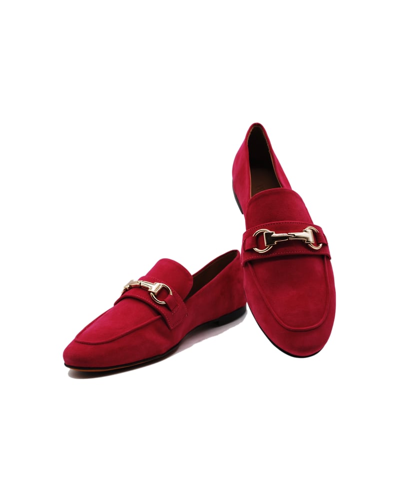 Suede Bit Loafers FUXIA | W＆M