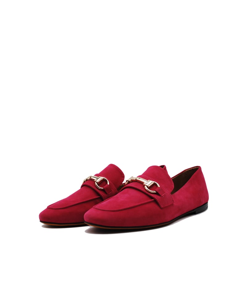Suede Bit Loafers FUXIA | W＆M