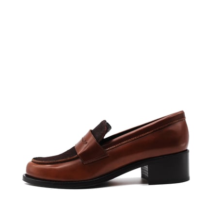 Pony Leather  Loafers  COGNAC