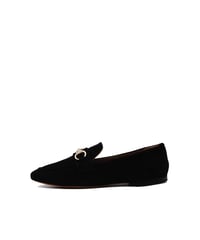 Suede Bit Loafers  NERO