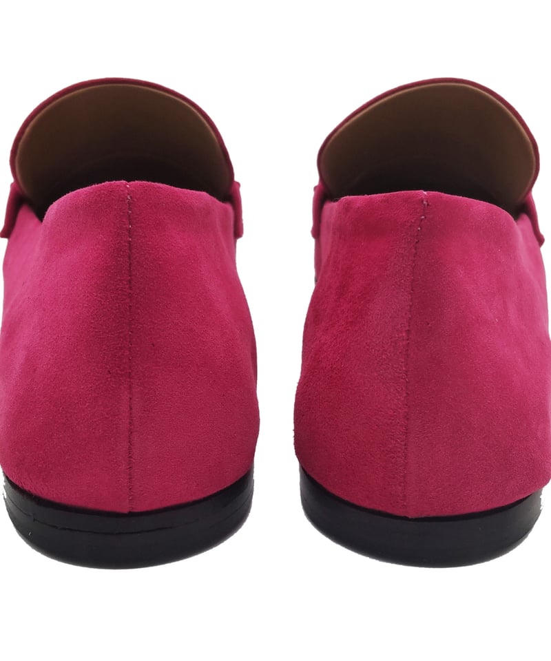 Suede Bit Loafers FUXIA | W＆M