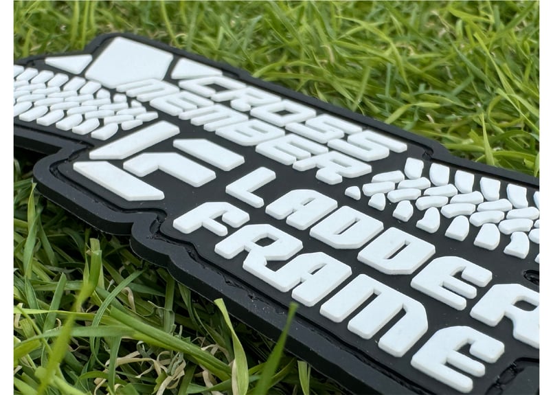 コラボパッチ】CROSS MEMBER x LADDER FRAME 車 ワッペン | コラボパッチ】CROSS MEMBER x LADDER FRAME 車 ワッペン |
