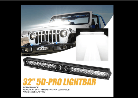 【42/32インチ】5D-PROシリーズ スポットビーム LED ライトバー