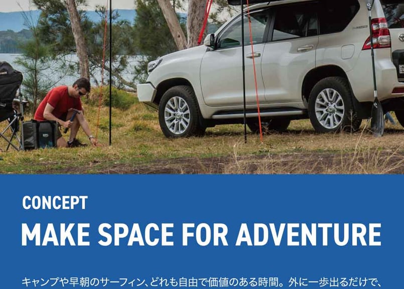 LC250】RHINO-RACK RECONN PLATFORM (2413mm x 122