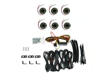 KC ロックライト サイクロン V2 LED 6個 セット クリア or アンバー 本体