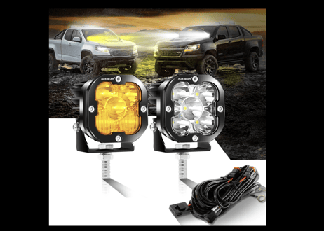 AUXBEAM RGB RB80ワークライト 等にプラドハイラックス