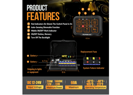 AUXBEAM 【接続機数6】AR-600 スマホ対応ストロボ付き