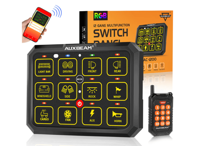 AUXBEAM 【接続機数12】AC-1200 ストロボ付き スマホ操作