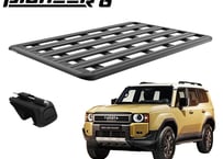 【LC250】RHINO-RACK ライノラック PIONEER 6 (1900mm x 1240mm) + RX LEGS ランクル250 プラド150 取り付けキット