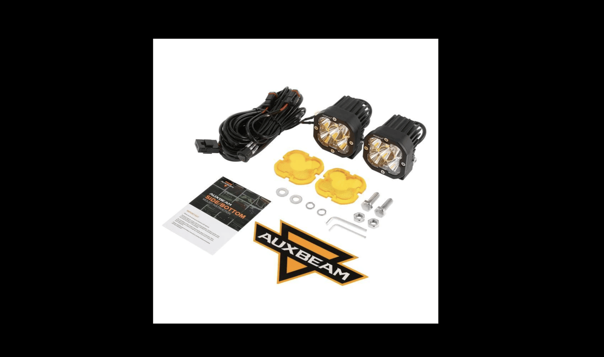 3インチ】ホワイトxイエロー 2way ワークライト | CROSS MEMBER