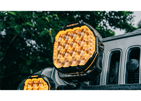 MASTER-T Series 7" Combo Beam Off-Road Lights with Dynamic Start-Up Amber Backlight  のコピー