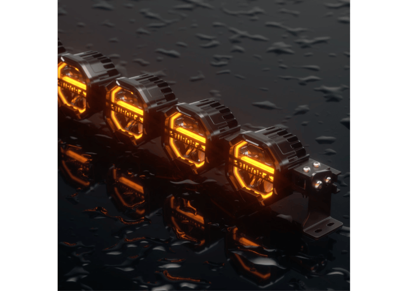 AURORA】デュアルデイライトヘックスポッドバー DUAL DRL HEX POD BAR