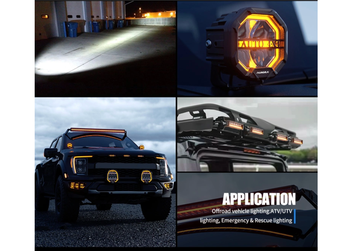 AURORA】4インチデュアルデイライトプライムポッドライト 4