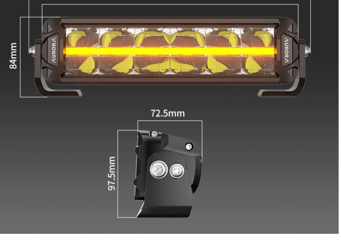 AURORA】デュアルデイライトバー DUAL DRL LIGHT BAR | CROSS