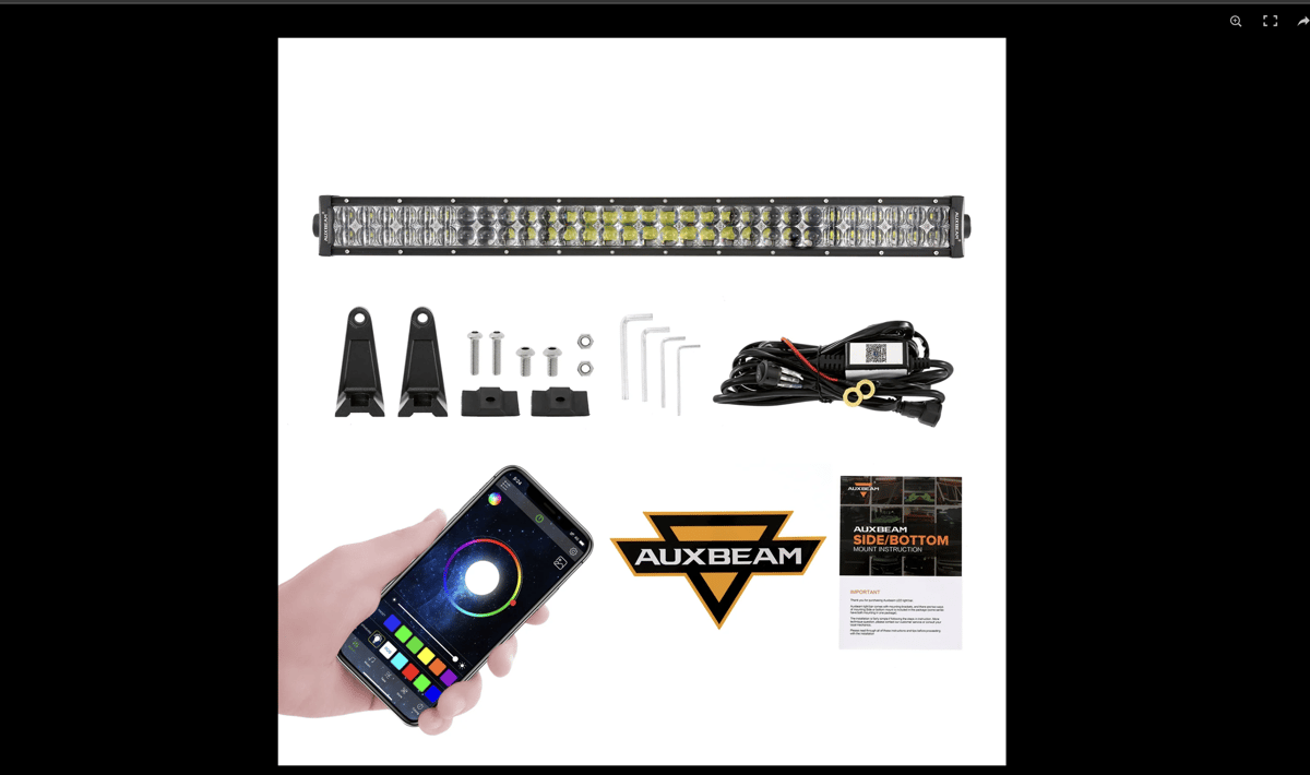ライトバーご予約品 Amazon.co.jp: Auxbeam 42インチカーブLEDライトバー、240W 6