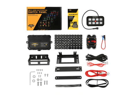 AUXBEAM 【接続機数8】AR-800 ストロボ付き　スマホ操作　スイッチパネル