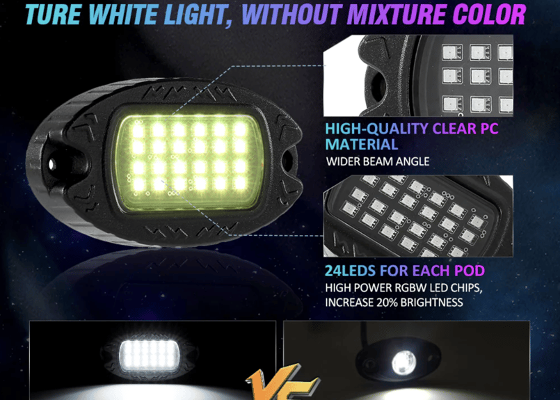 Bluetoothサウンドバー 光LEDパネル AUXBEAM】RGBWロックライト フルカラー 延長ケーブル付き | CROSS MEMBER