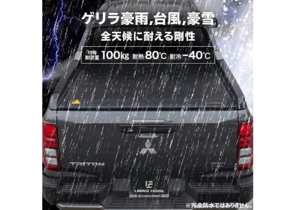新型トライトン GSR専用設計 電動シャッター トノカバー | CROSS MEMBER