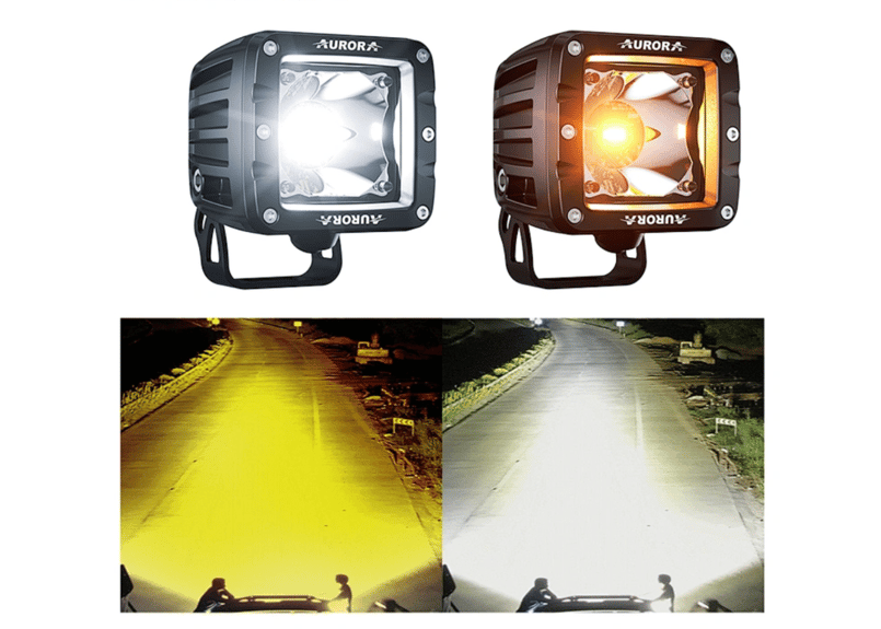 AURORA】3インチ バイカラーLEDライト | CROSS MEMBER
