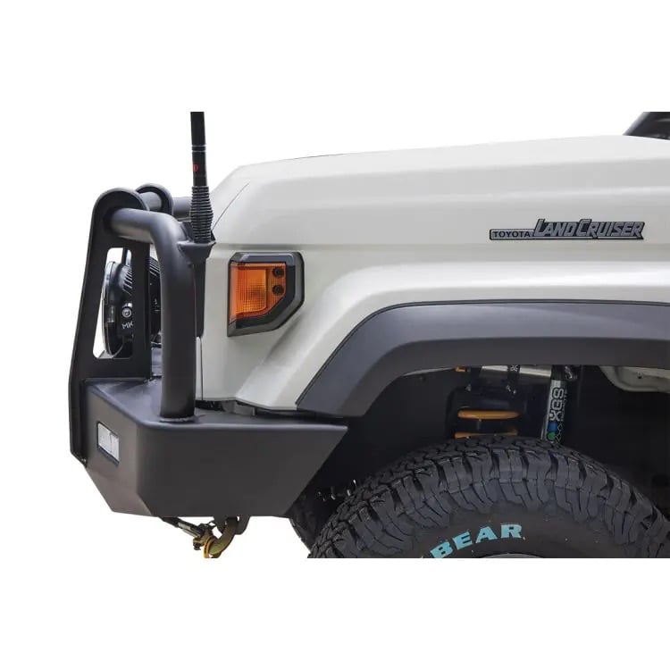 LC70再再販モデル】TJM outback bar black steel（バーあり） |